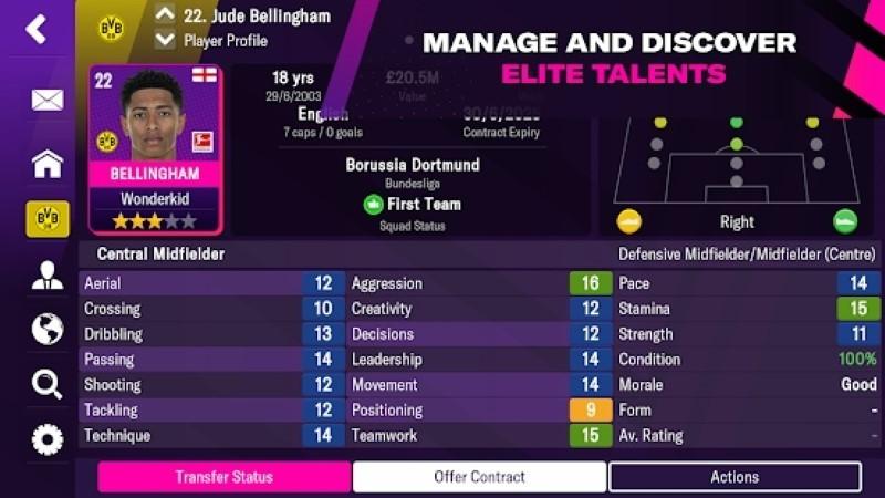fm2022中文正式版下载,fm2022,足球游戏,经营游戏